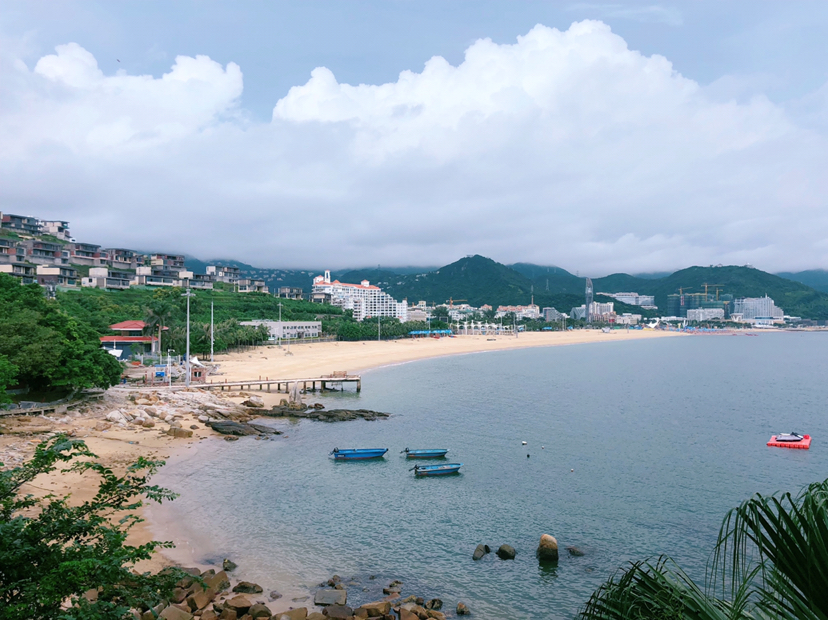 深圳鹽田海濱棧道# 最好的時光就是和你一起徒步,大梅沙海濱公園掠撾