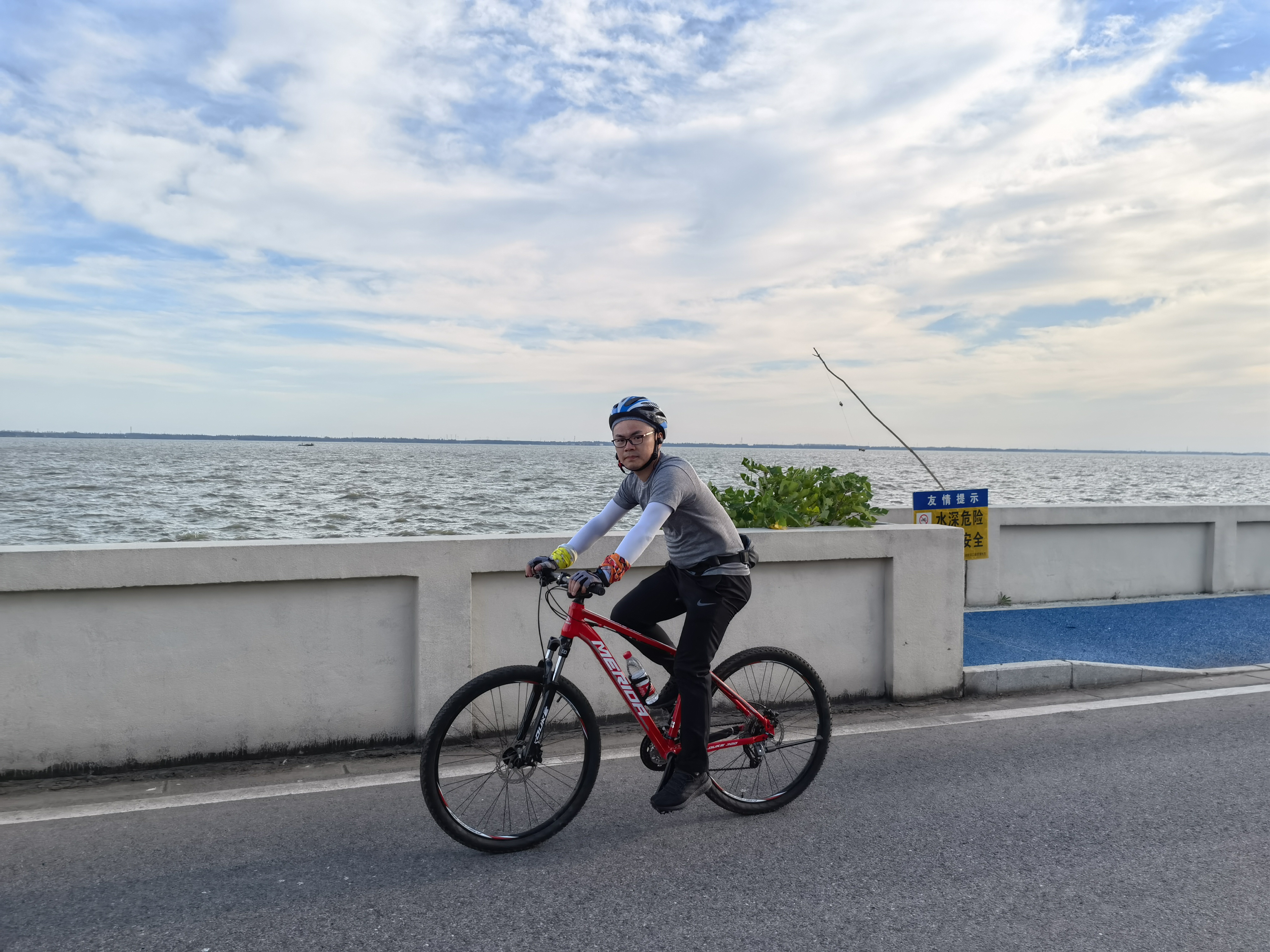 天朗气清淀山湖骑行60km,淀山湖旅游攻略-游侠客社区