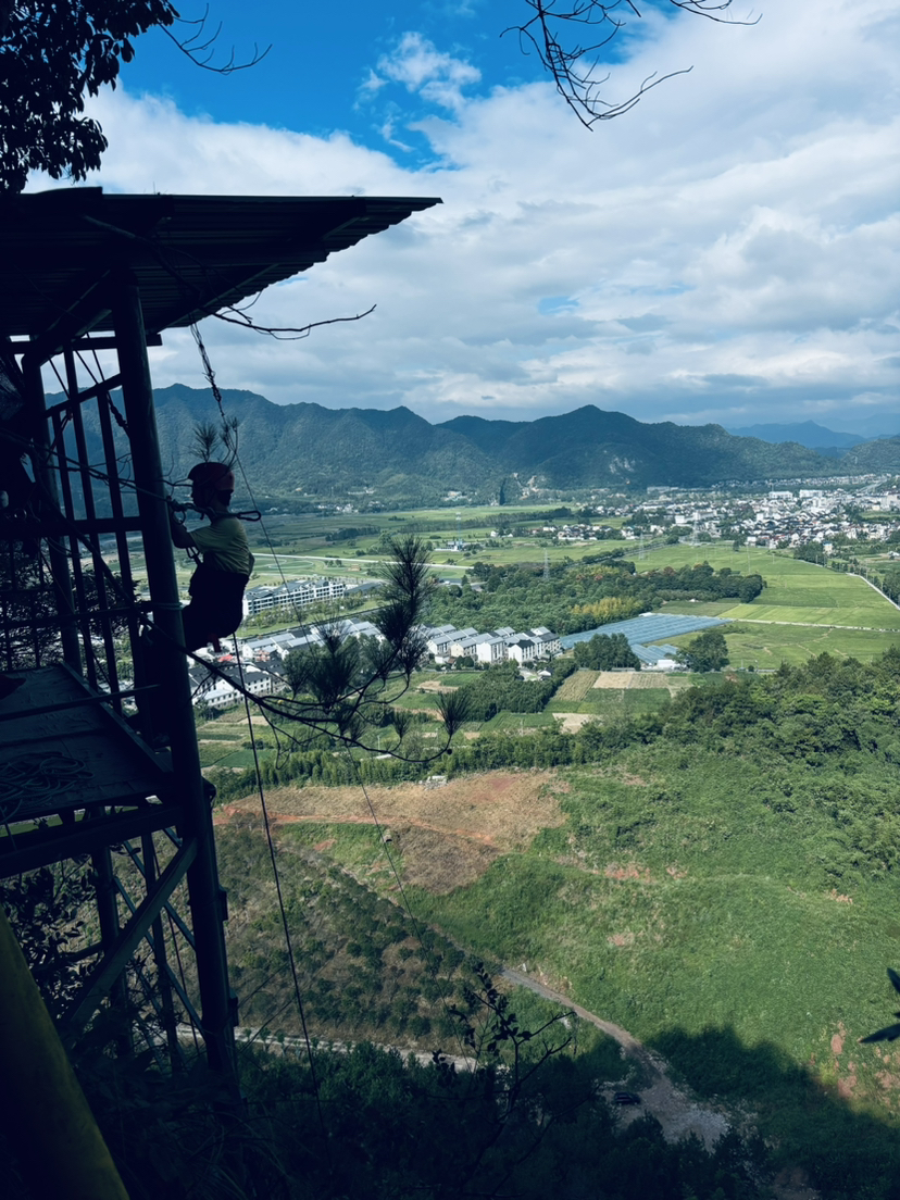 纪龙山速降体验,纪龙山旅游游记