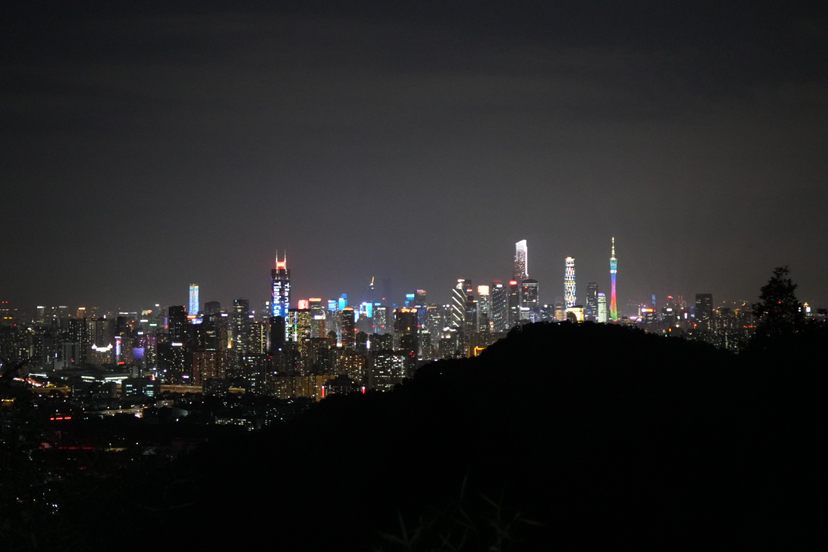 白云山夜爬记