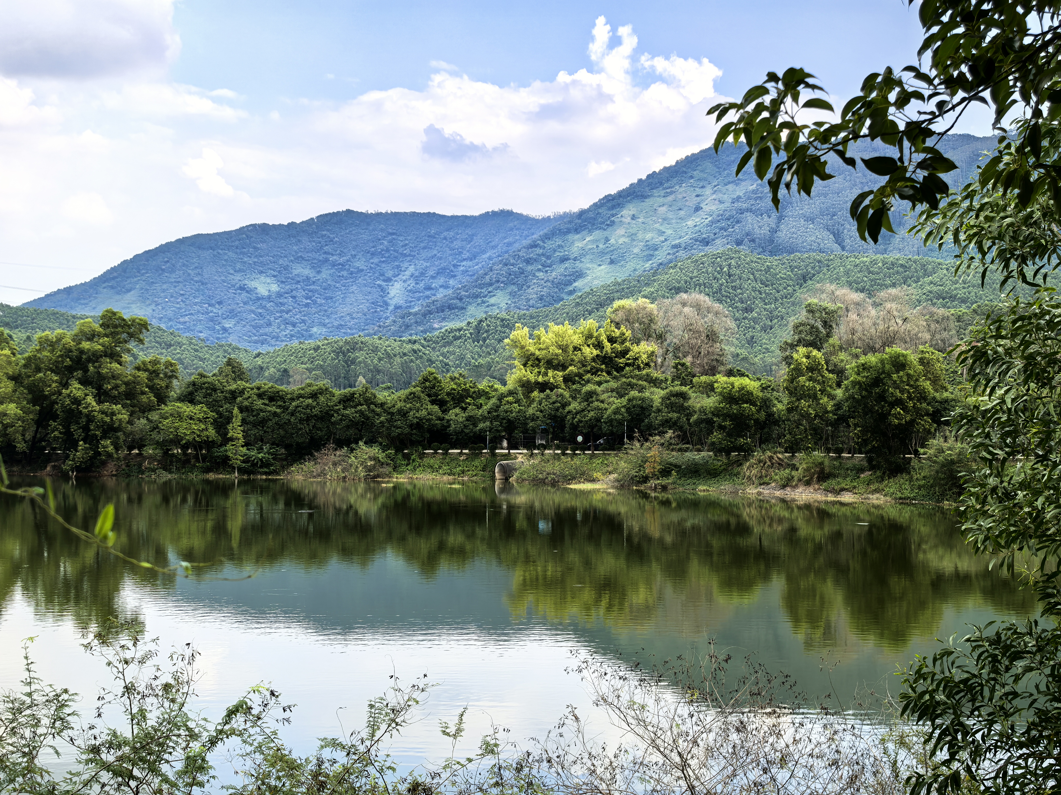 兰石公园的湖光山色