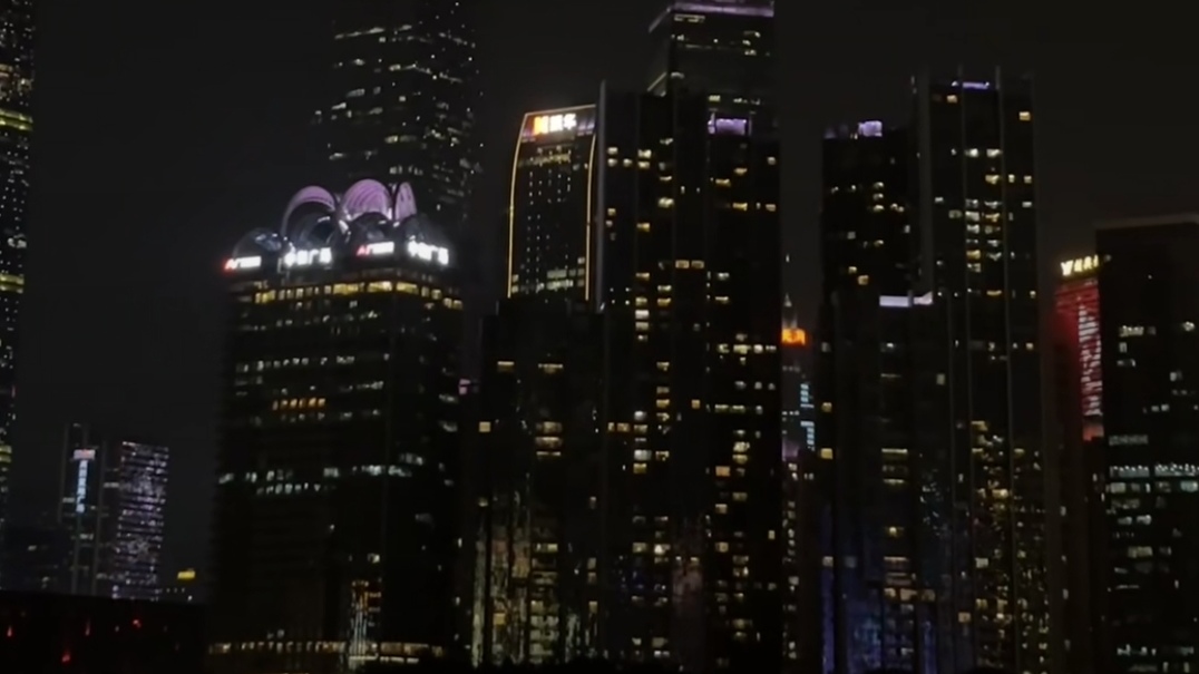夜游珠江