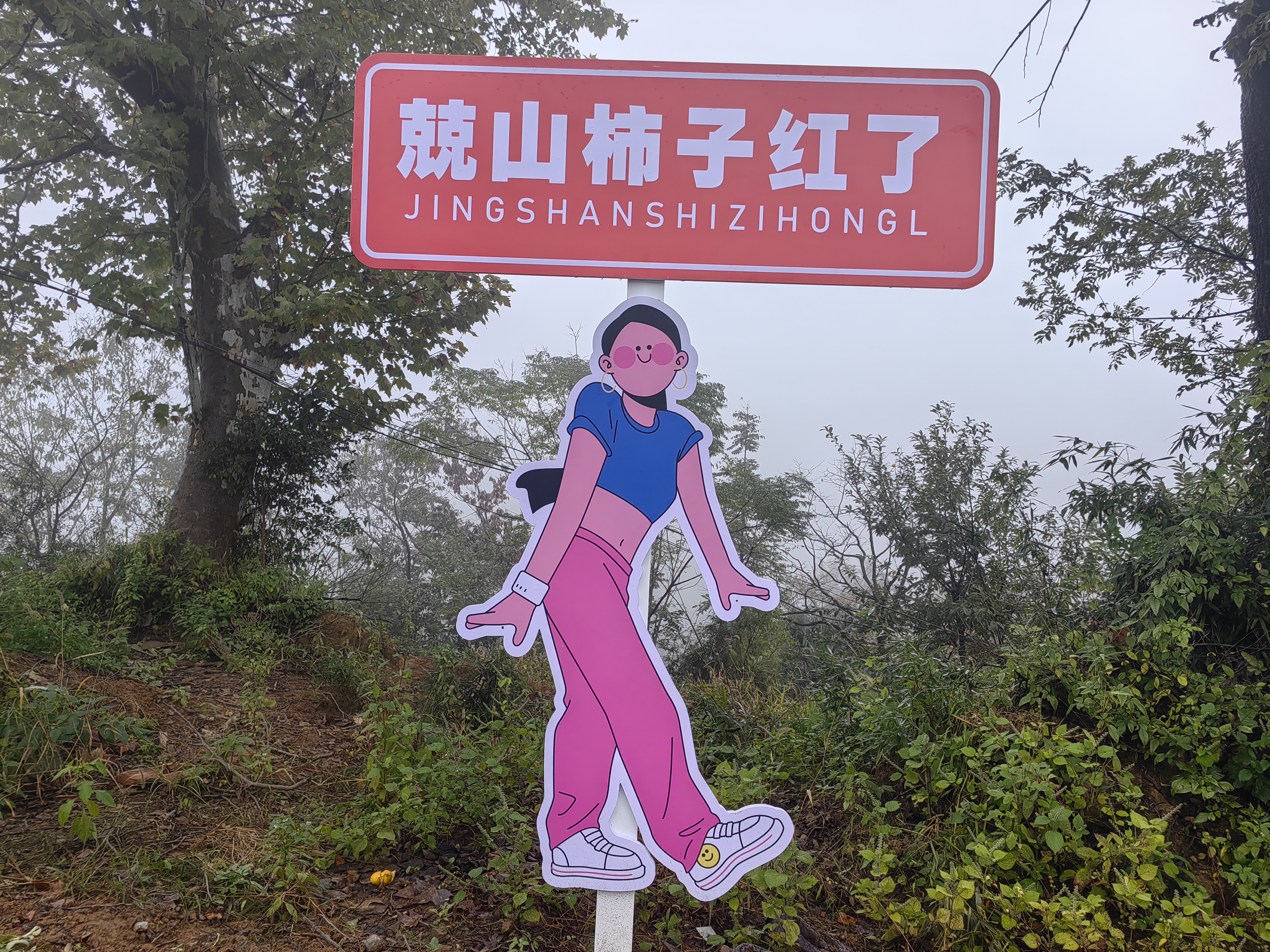 烟雨蒙蒙细雨中漫步天姥山