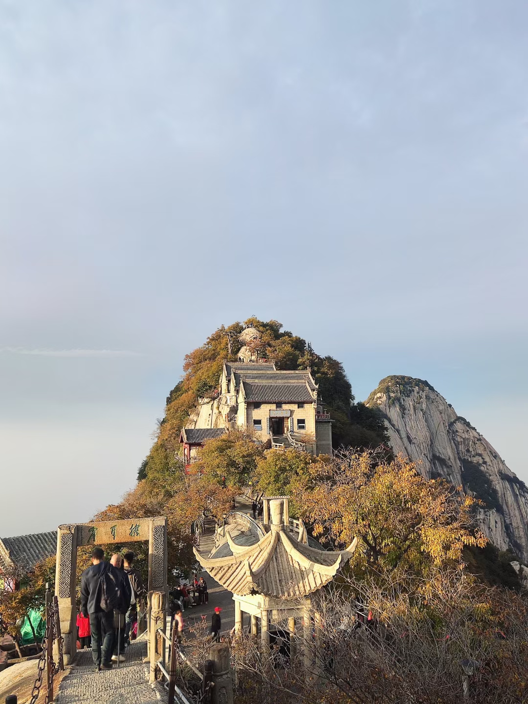 秋季爬华山