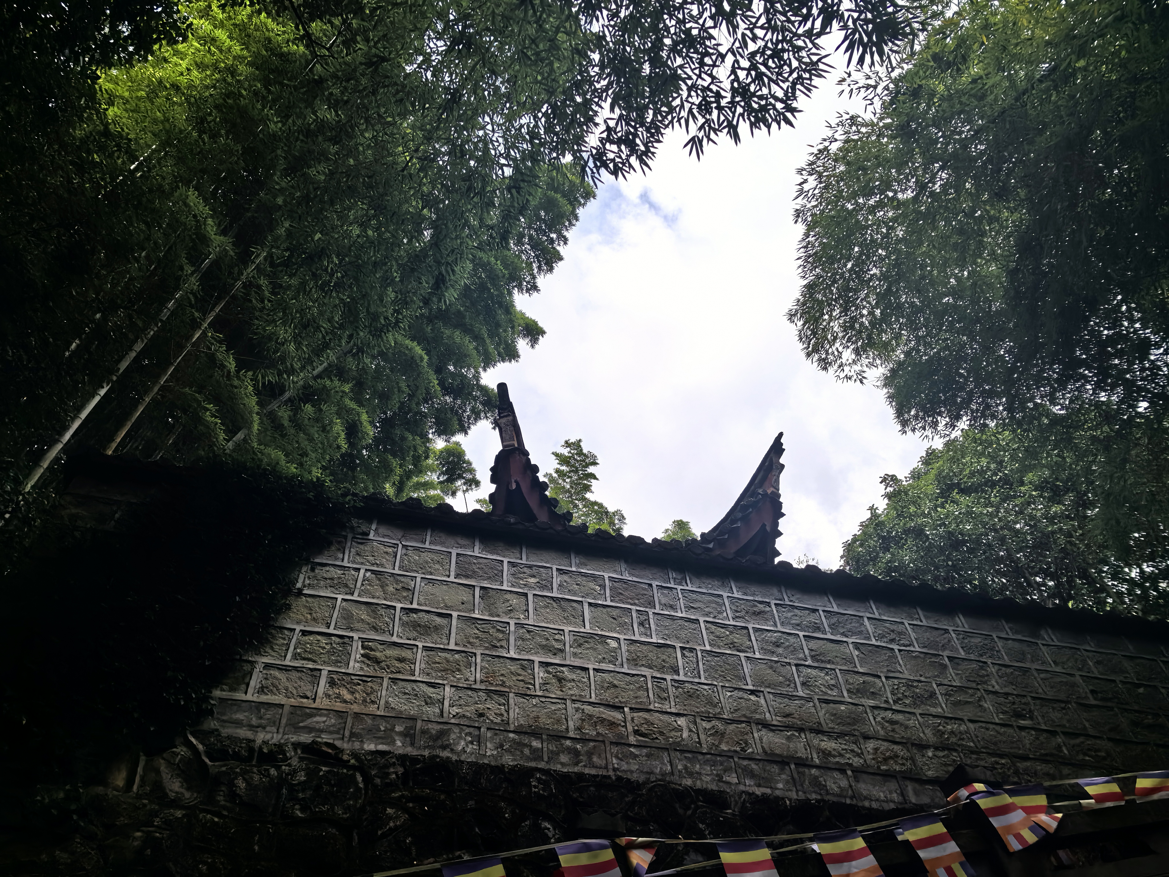 天童寺的天空