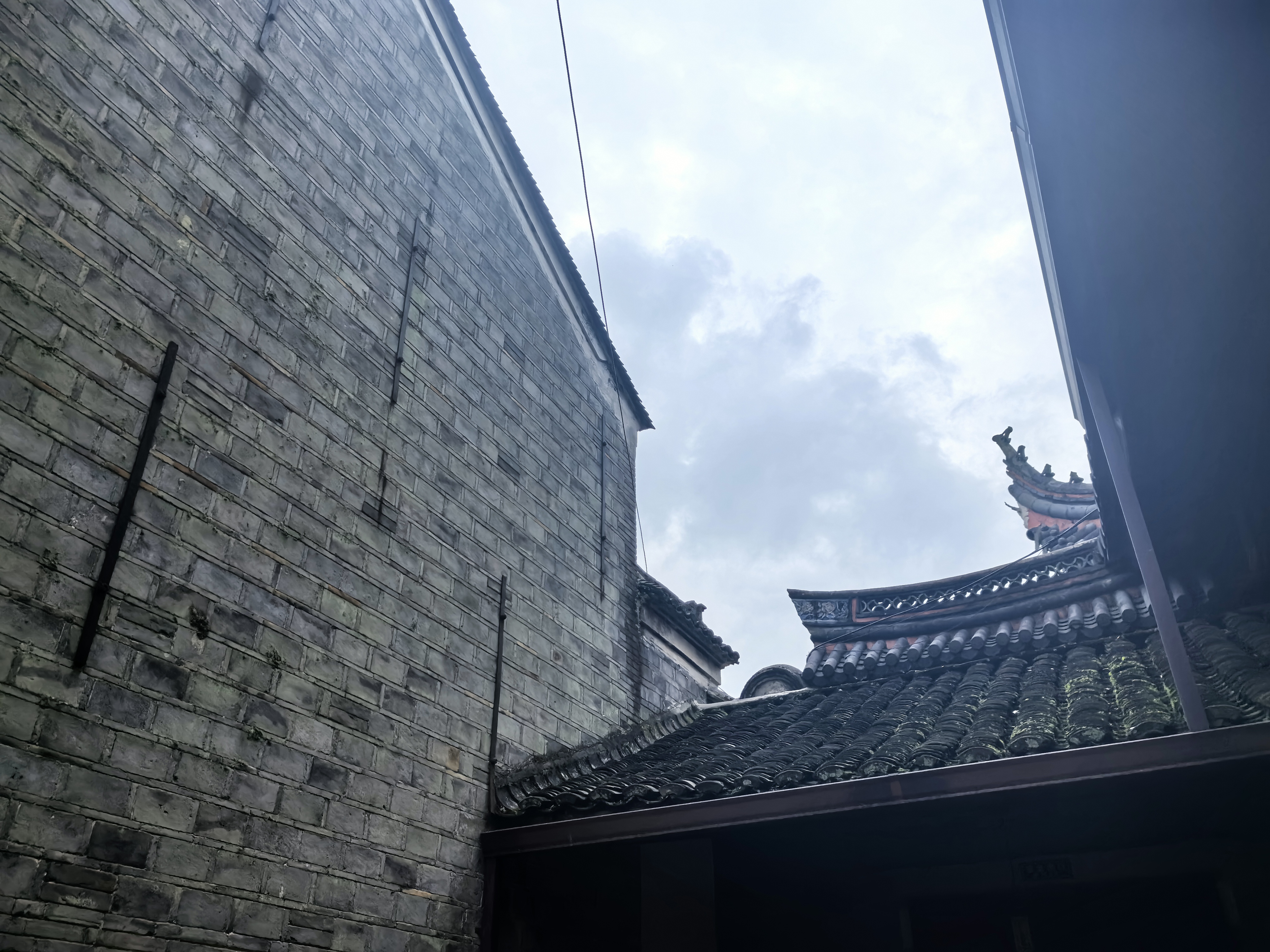 天童寺的天空