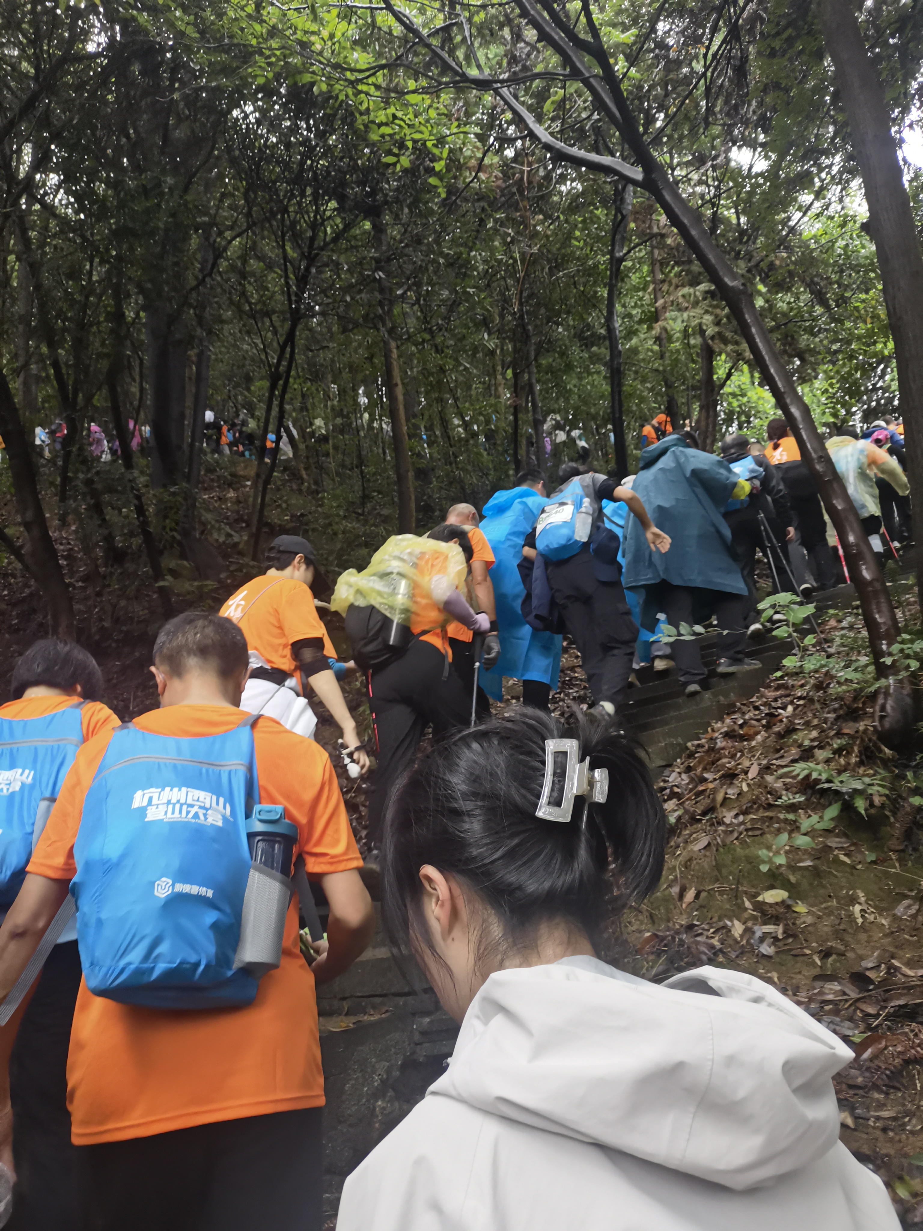 杭州西山，雨战
