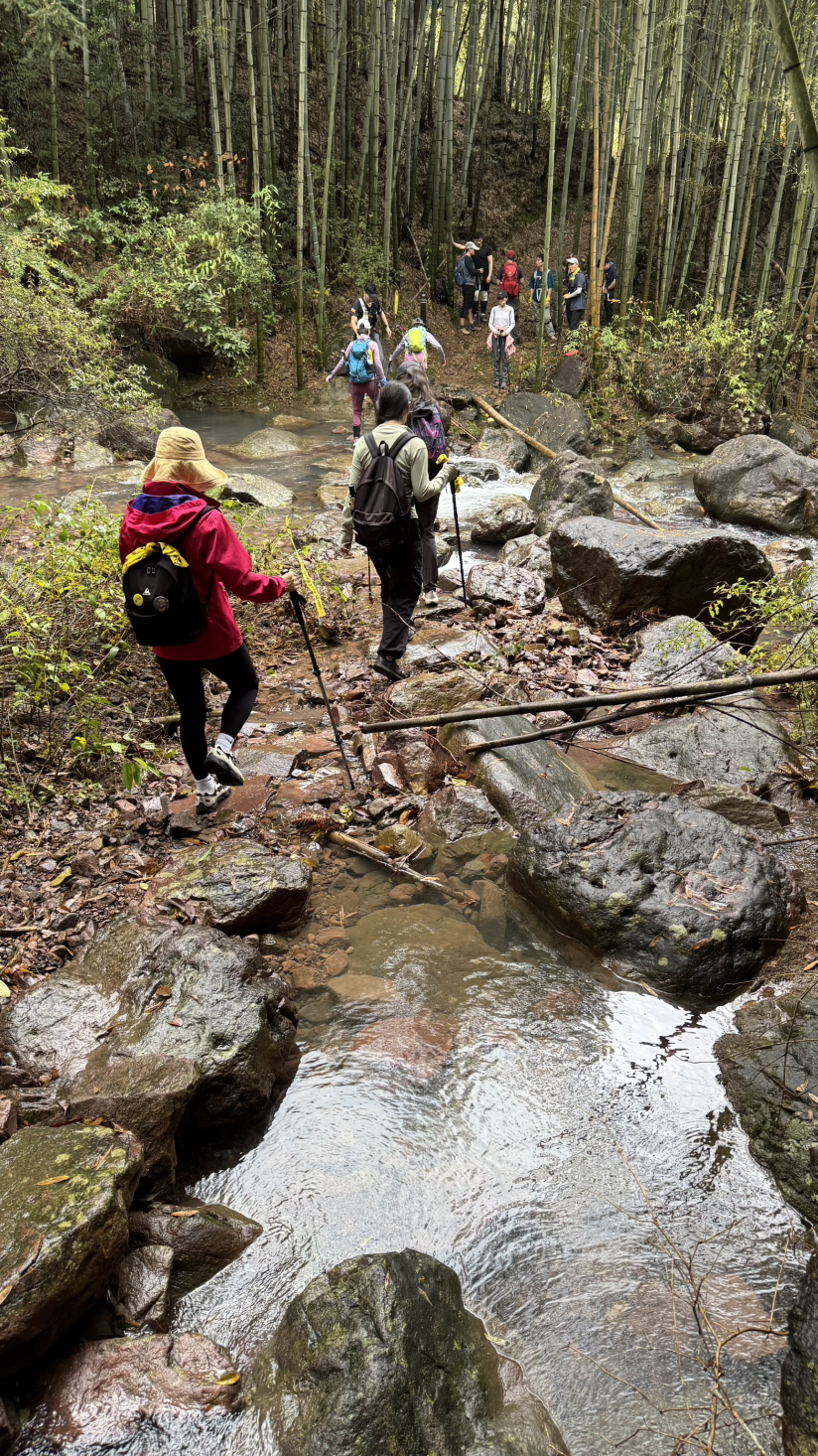 徒步宁波四明山青虎湾岗
