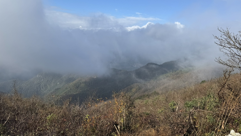 徒步宁波四明山青虎湾岗