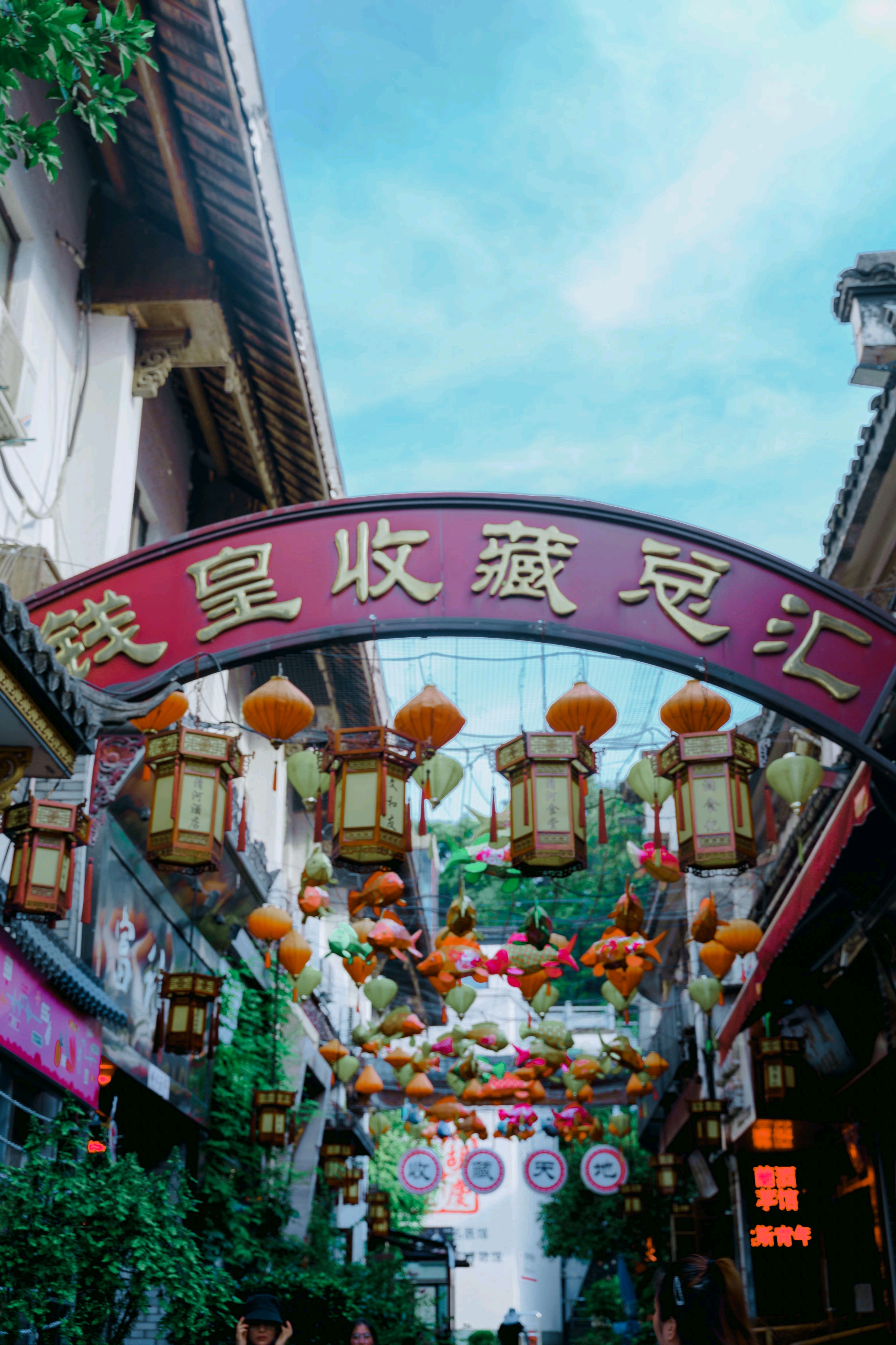杭州老底子的河坊街