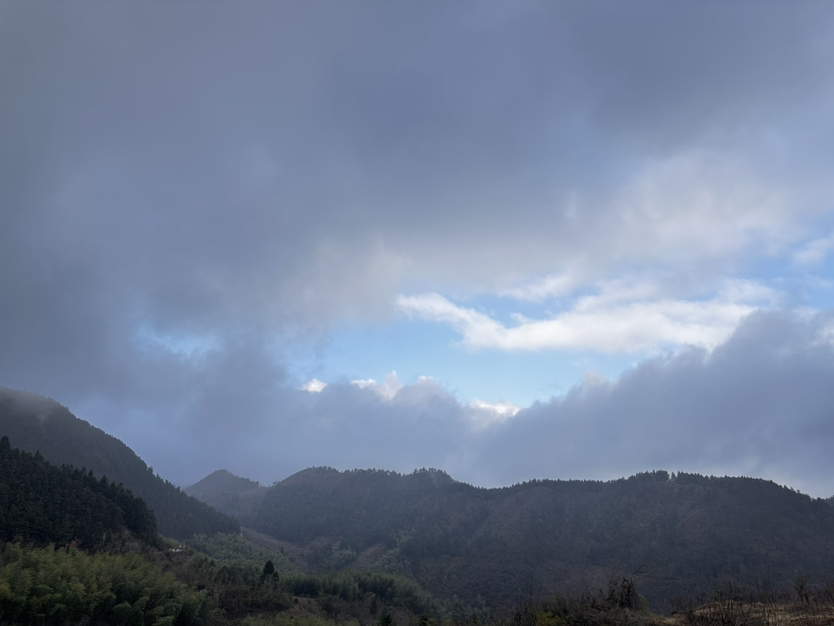 四明山秋雨行2024.11.16十字裤秋景