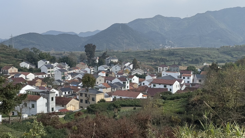 嵊州秋景,更楼古道