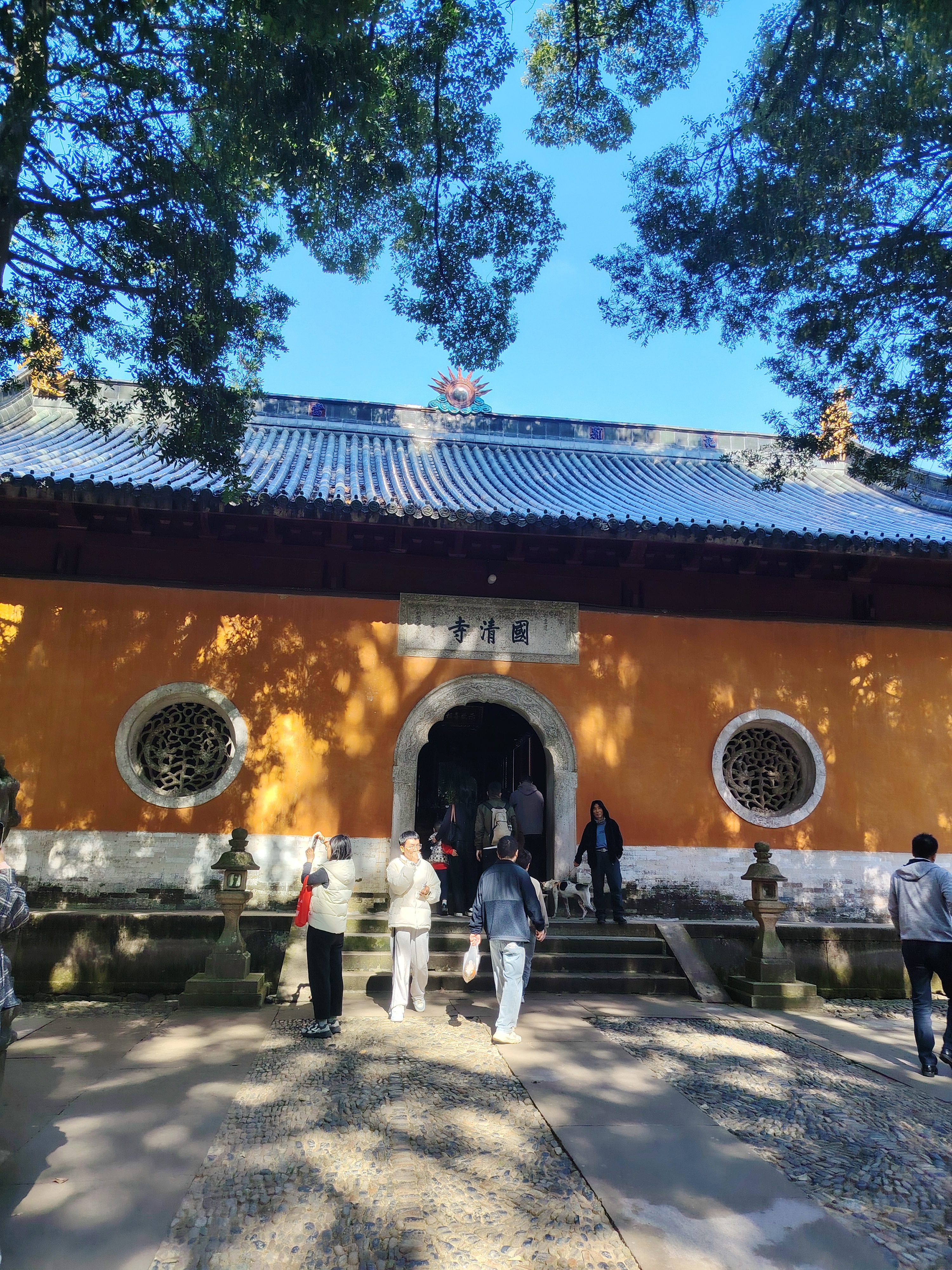 漫步国清寺