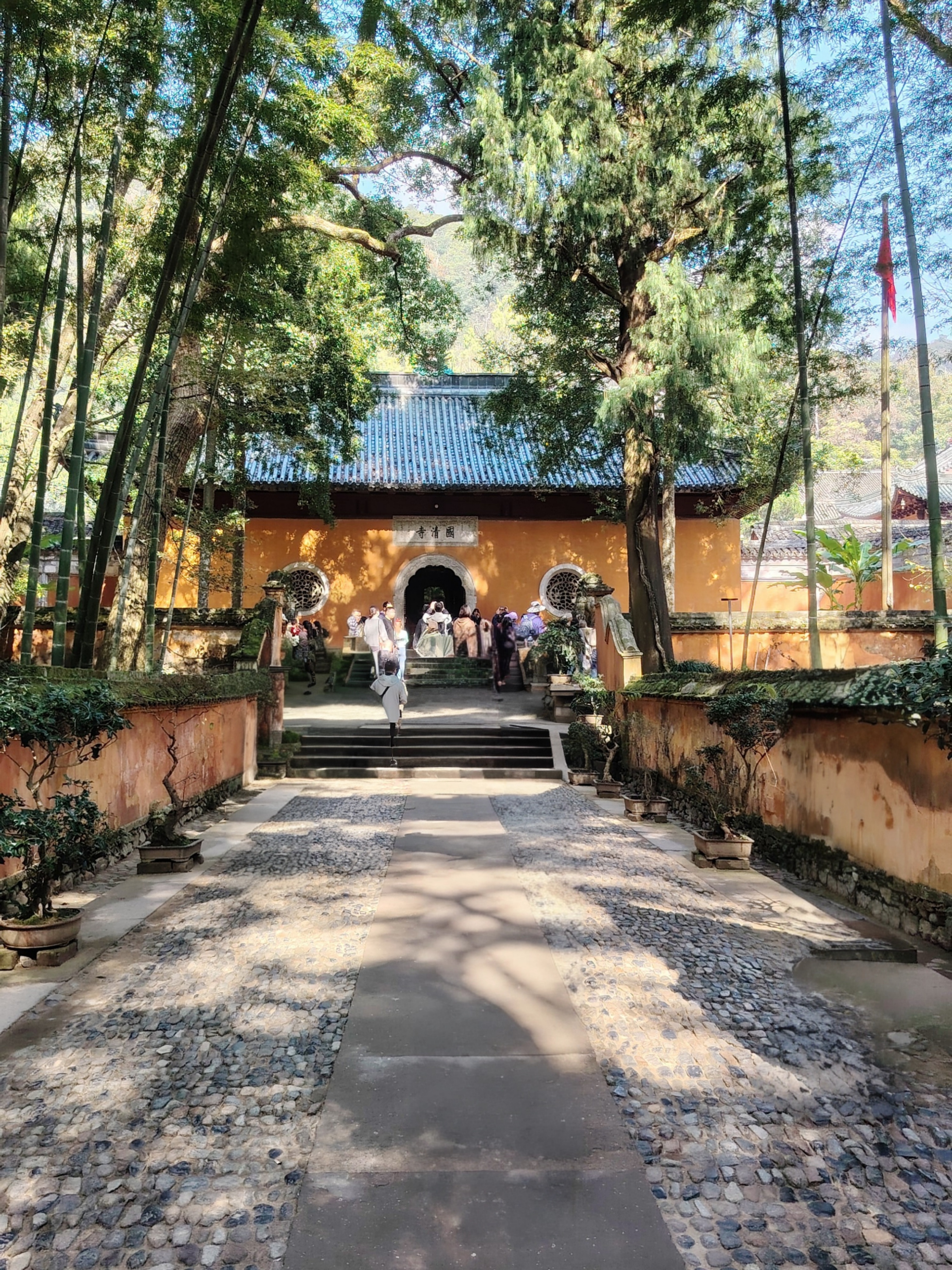 漫步国清寺