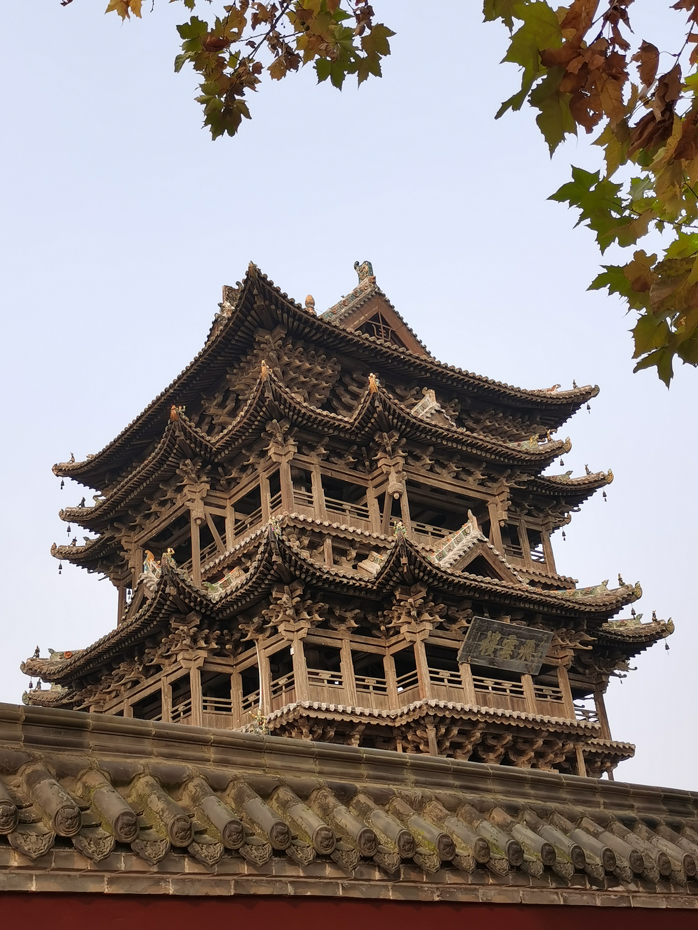 #游侠报道# 壁上云烟晋南之行—没用一根铁钉的唐代万荣飞云楼