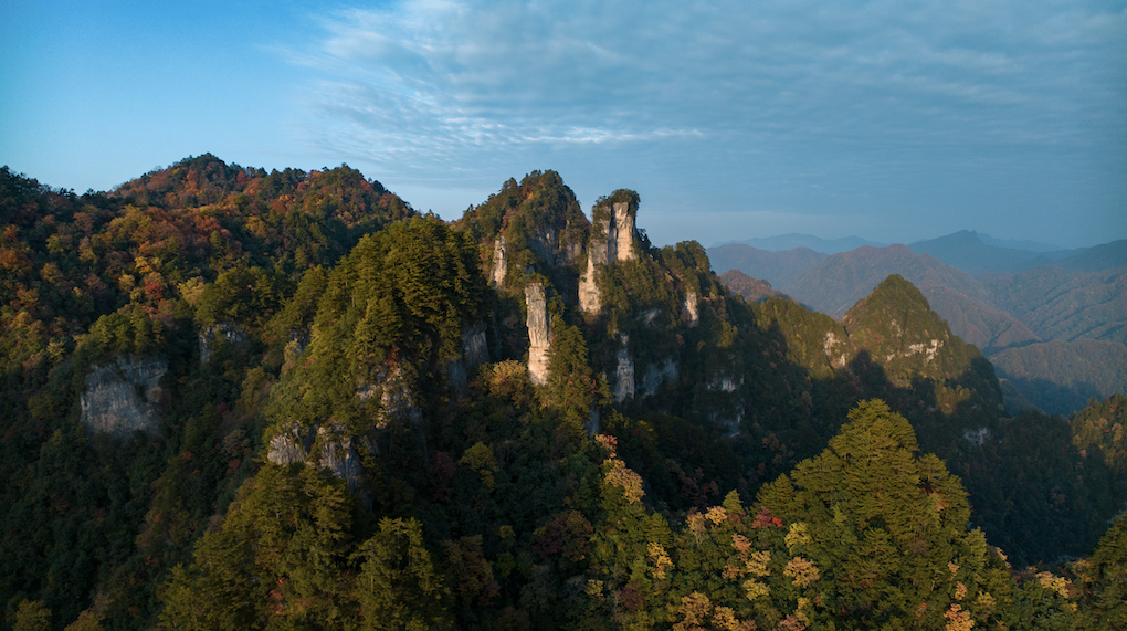 10月初游光雾山,带你见识真的的平分秋色
