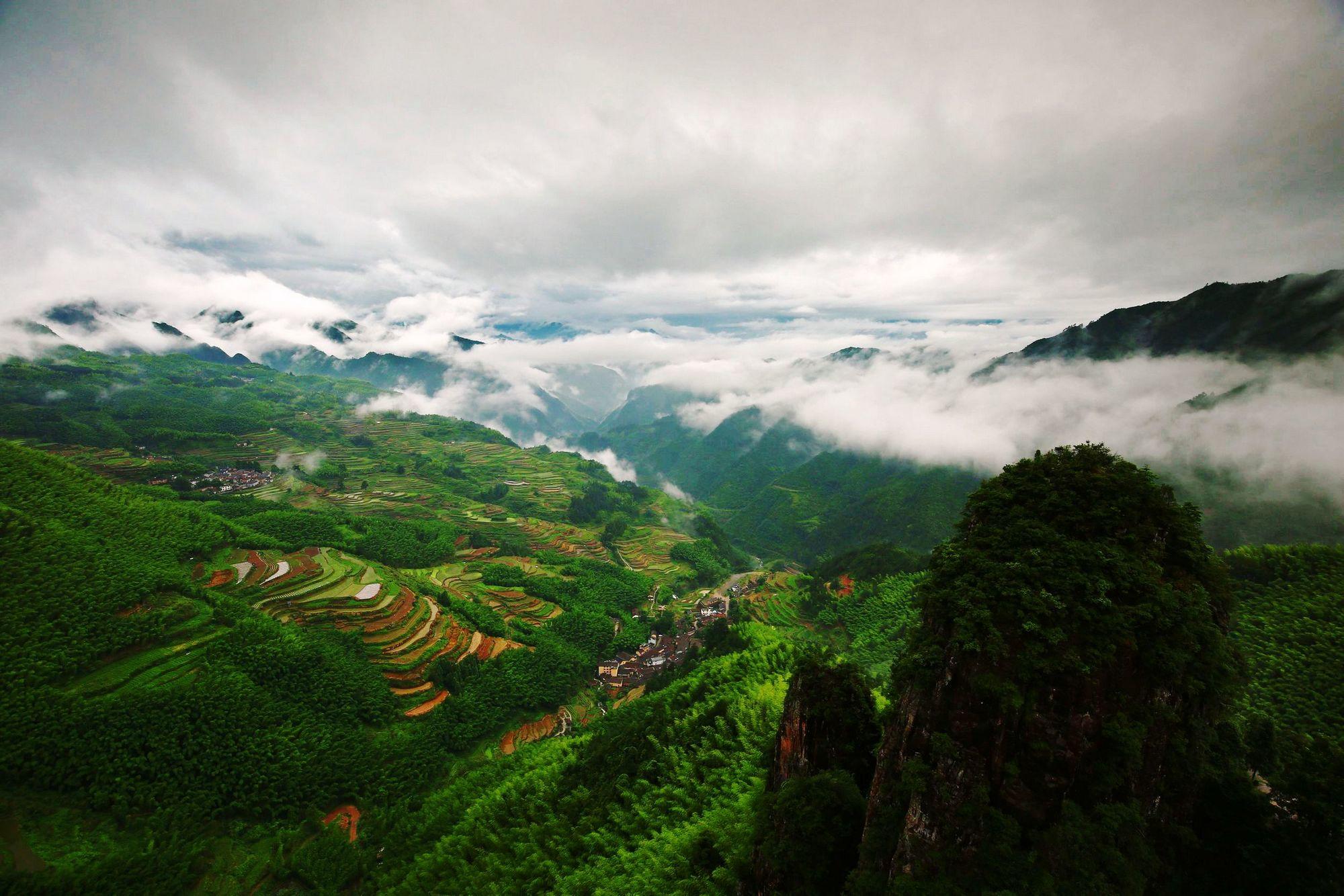 浙南丽水南尖岩云海