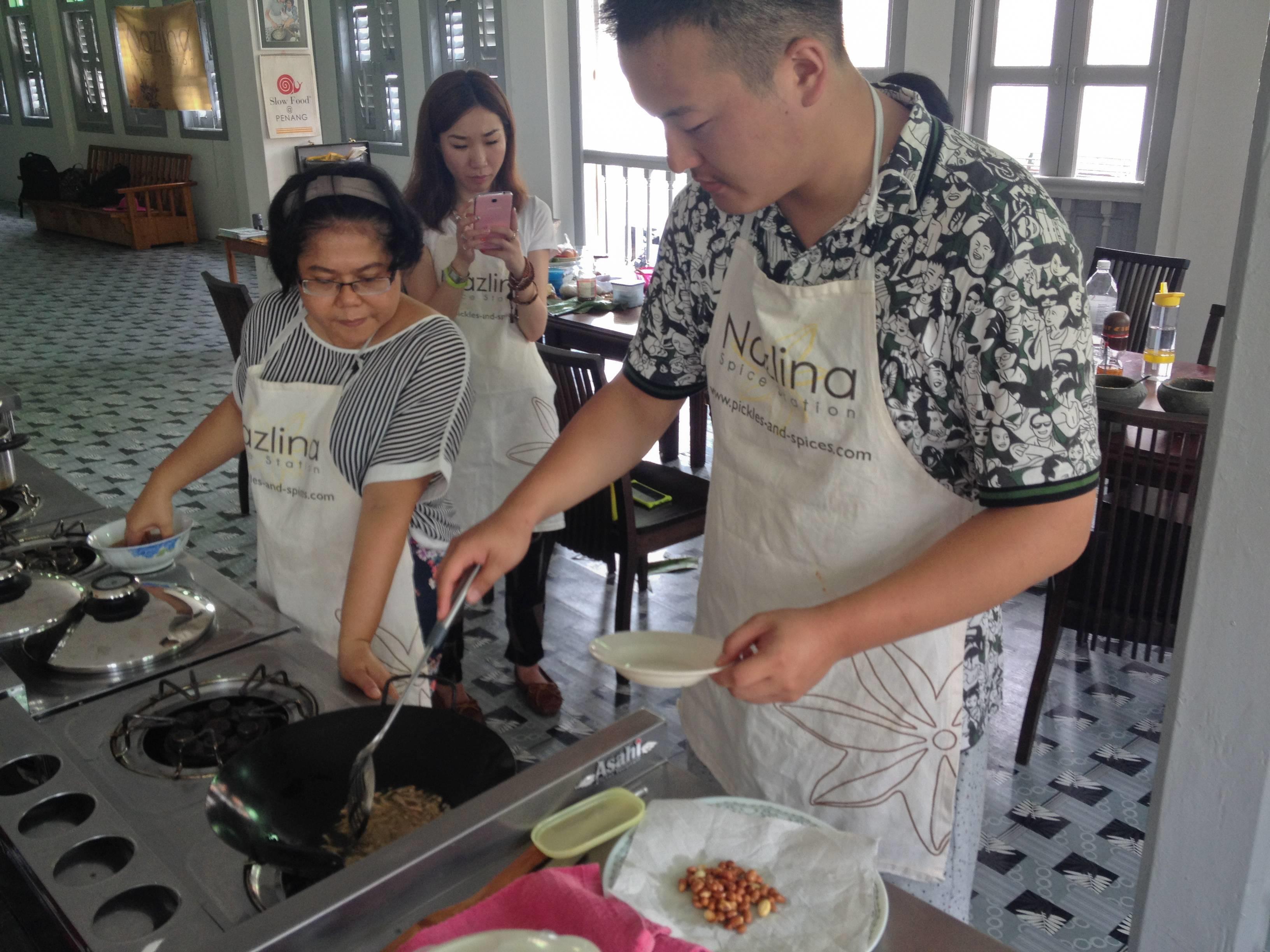 我在槟城学烹饪