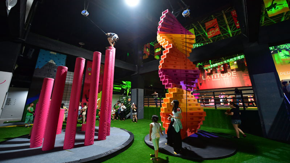 19下班去哪儿】乐图空间,室内运动场,超级大蹦床,南京旅游攻略-游侠客