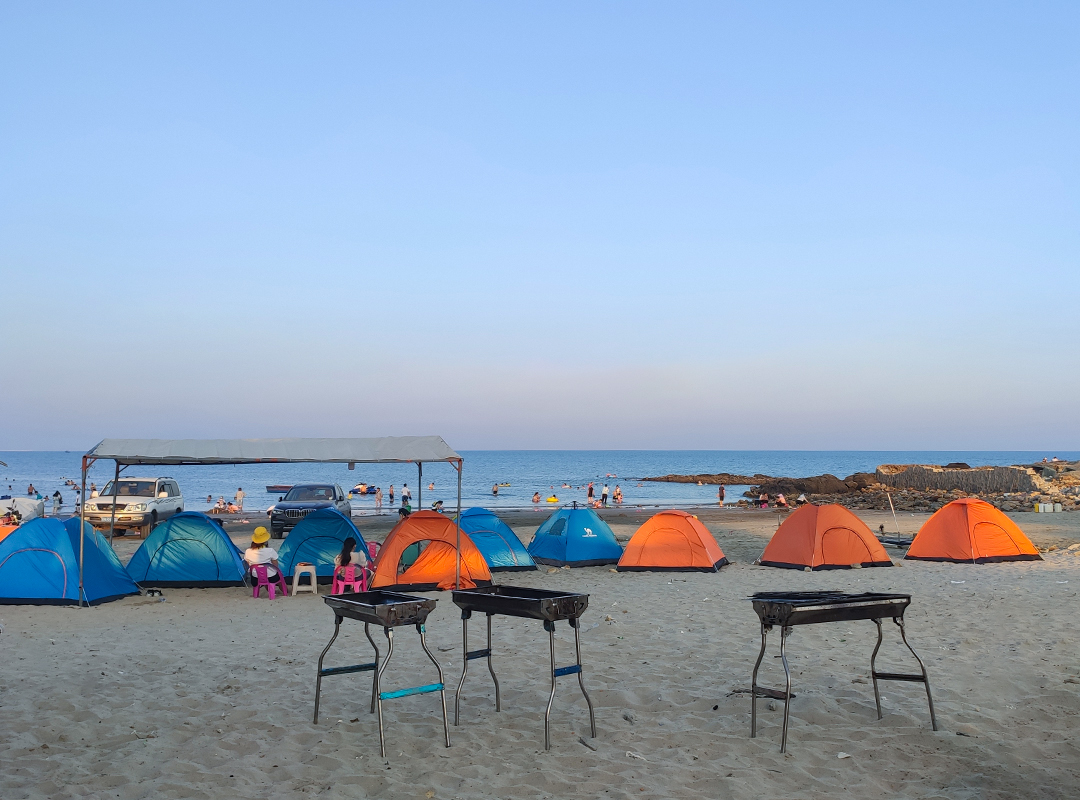 惠州黑排角——露营坐看海边日出