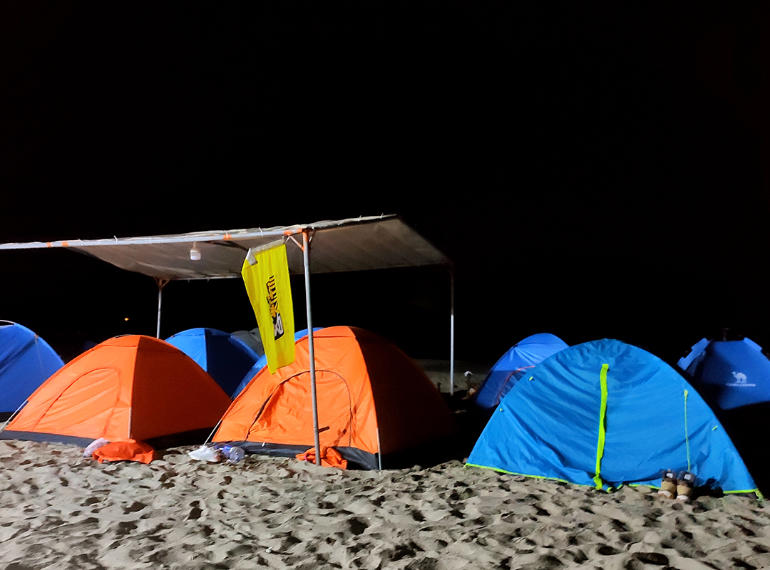 惠州黑排角——露营坐看海边日出