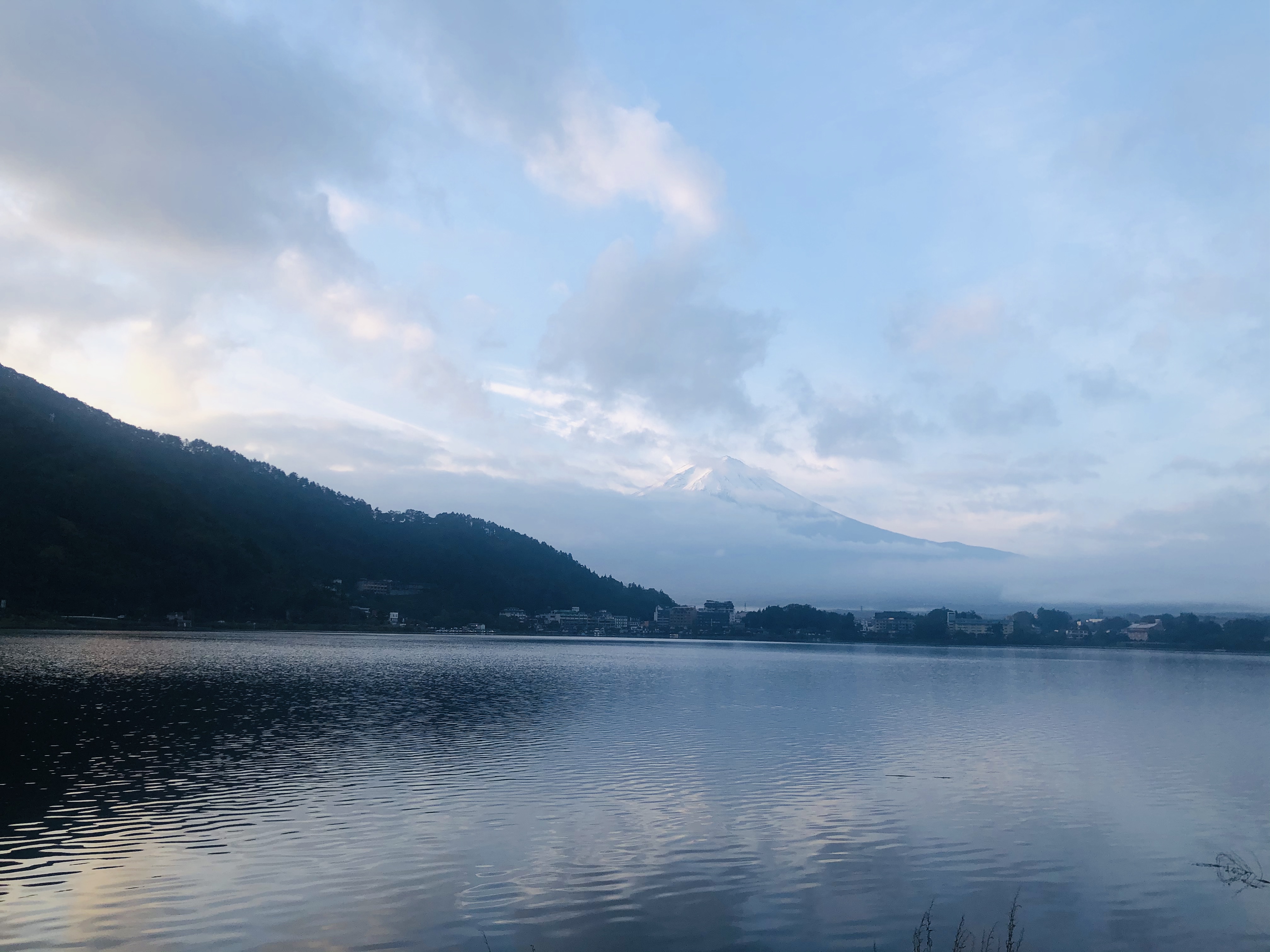 #攻略投稿#河口湖—忘不了是富士山的倒影