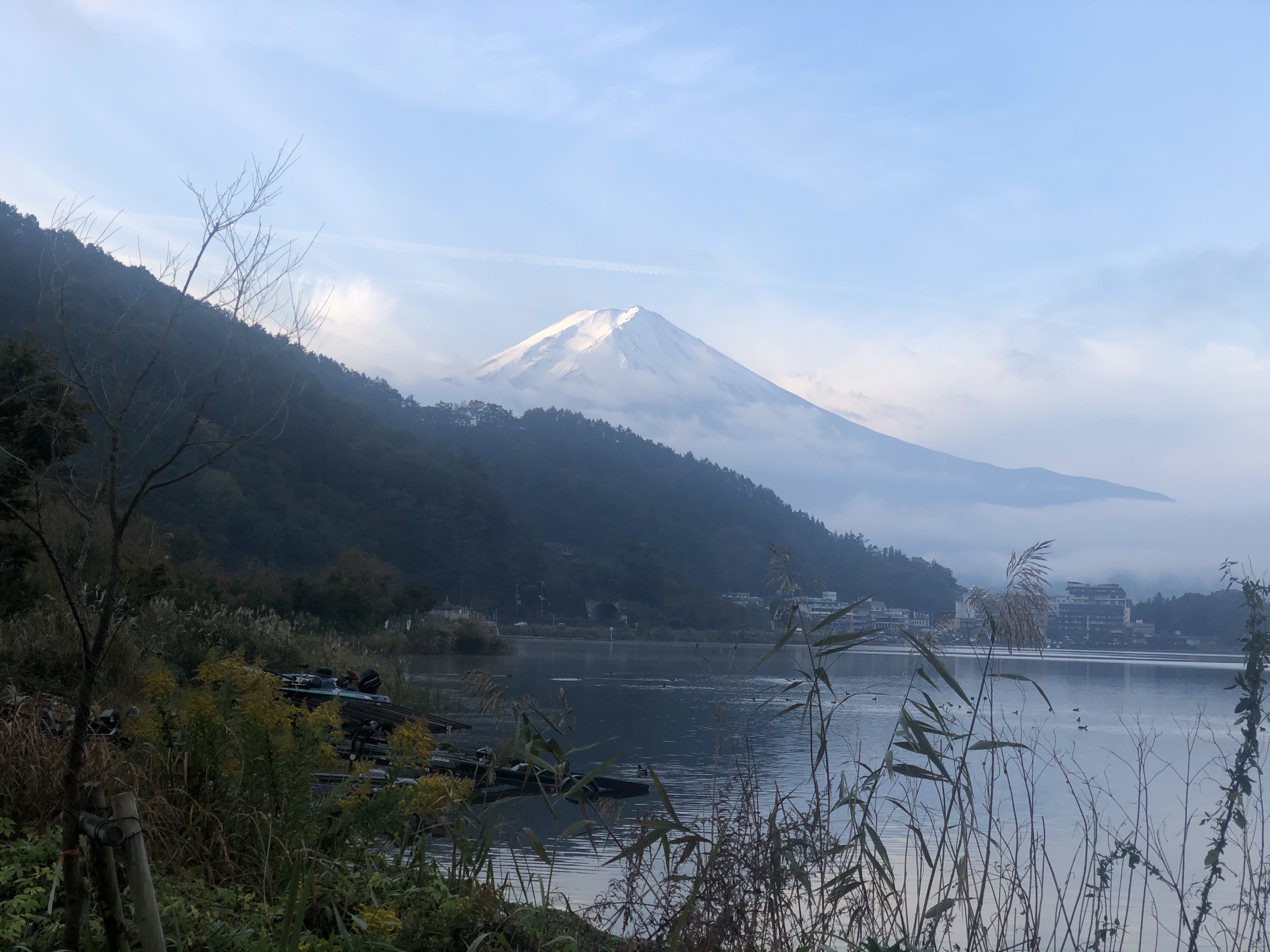 #攻略投稿#河口湖—忘不了是富士山的倒影