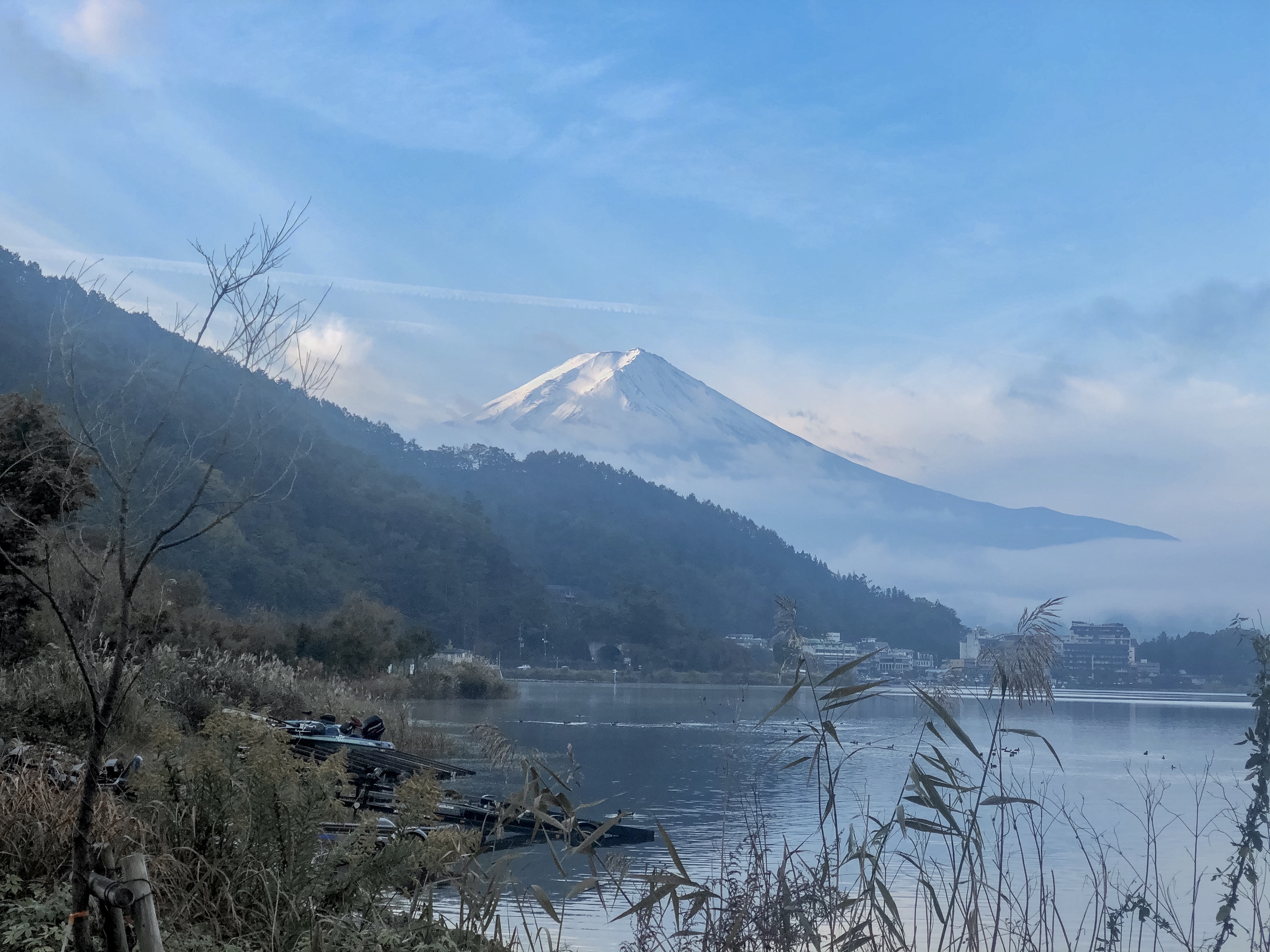 #攻略投稿#河口湖—忘不了是富士山的倒影