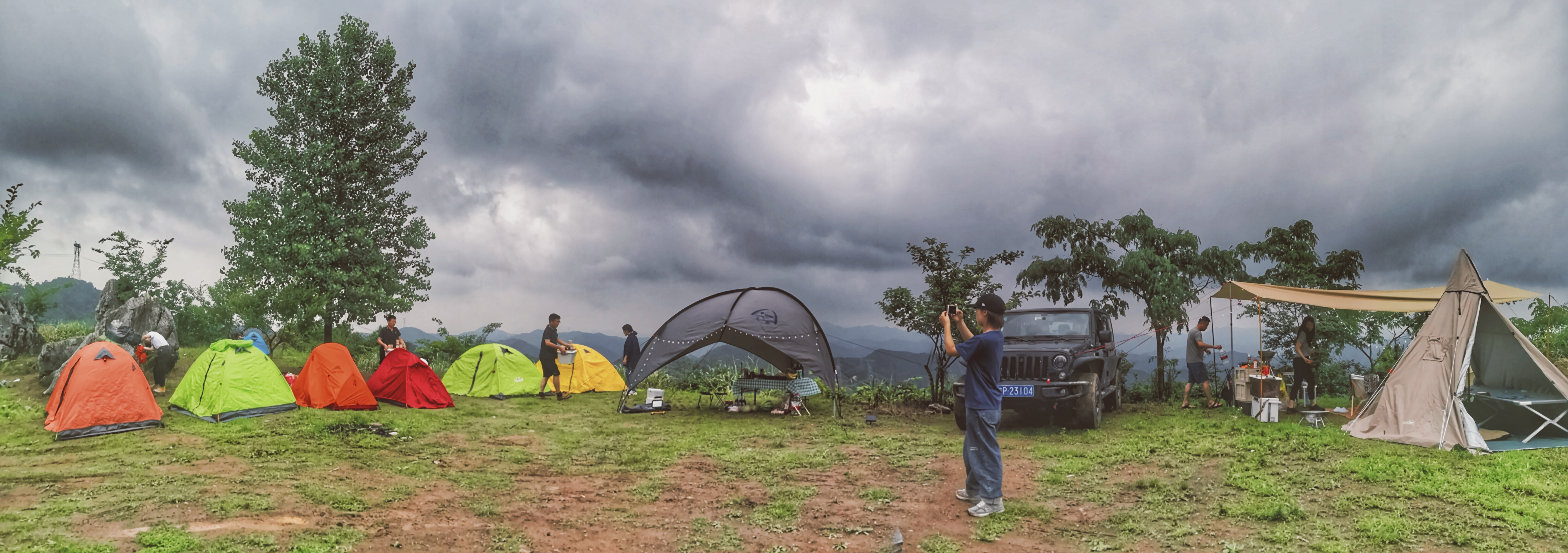 露营之初体验—富阳九仰坪,富阳旅游攻略-游侠客社区