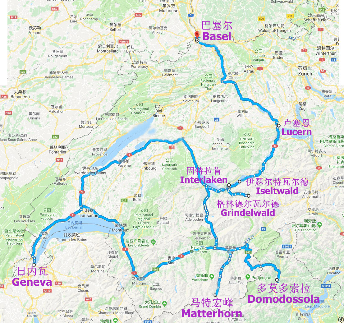 追逐阳光的夏冬瑞士行:上了山,下了湖,遇到了最好看的的人间仙境!